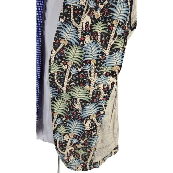 Beams All-over Jungle Print Lightweight Blazer Jacket Size S Mens NWT - Picture 10 of 16